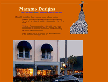 Tablet Screenshot of matamodesigns.com